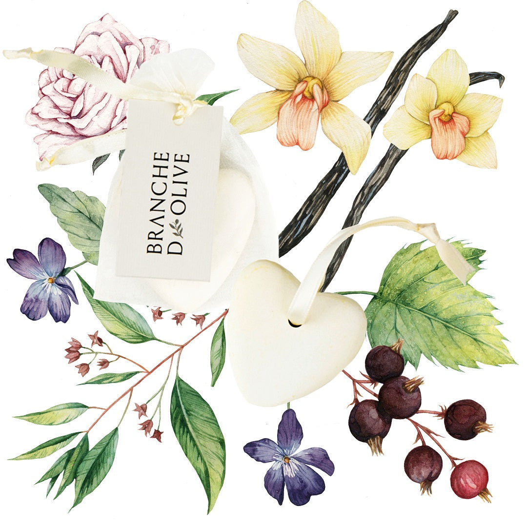 Scented Ceramic Heart - Cloud