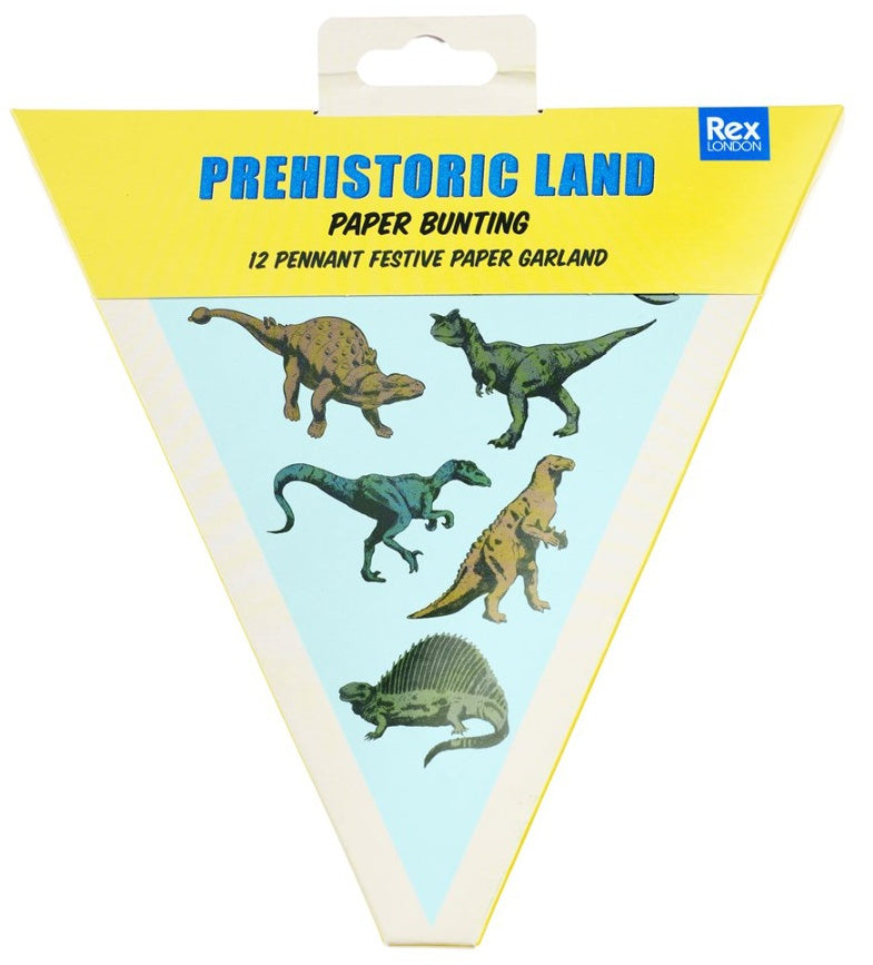Jurassic Dinosaur Land - Paper Bunting