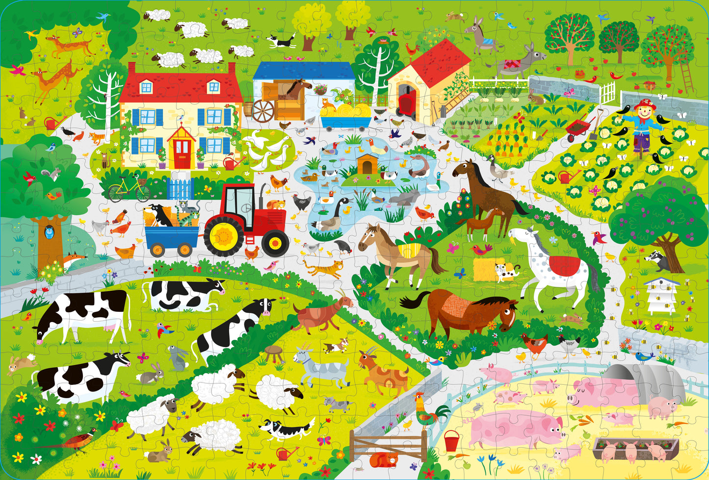 On The Farm - Book & Jigsaw