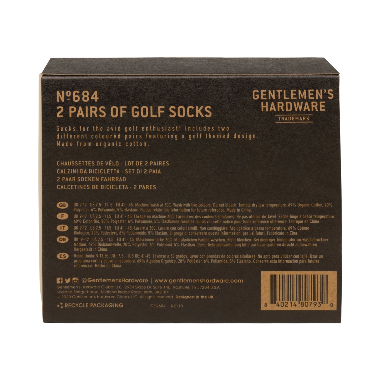 Golf Socks x2
