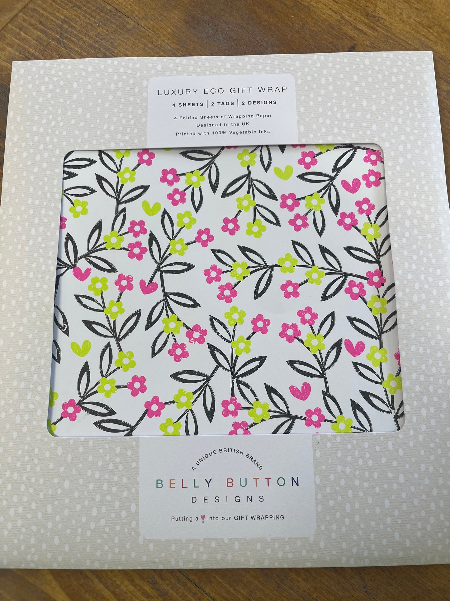 Pink & Lime Eco Flatwrap Pack