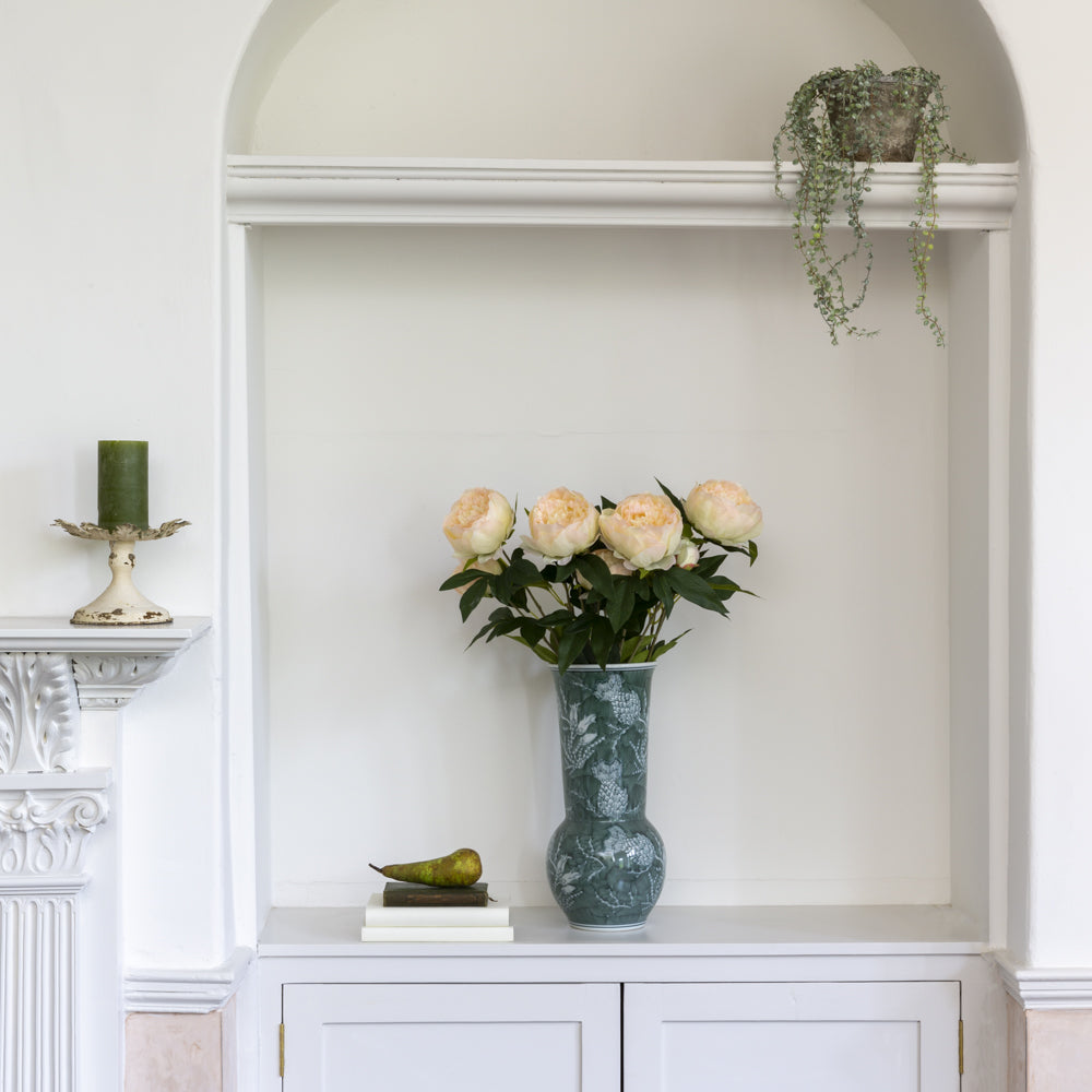 Thistle Vase, Sage