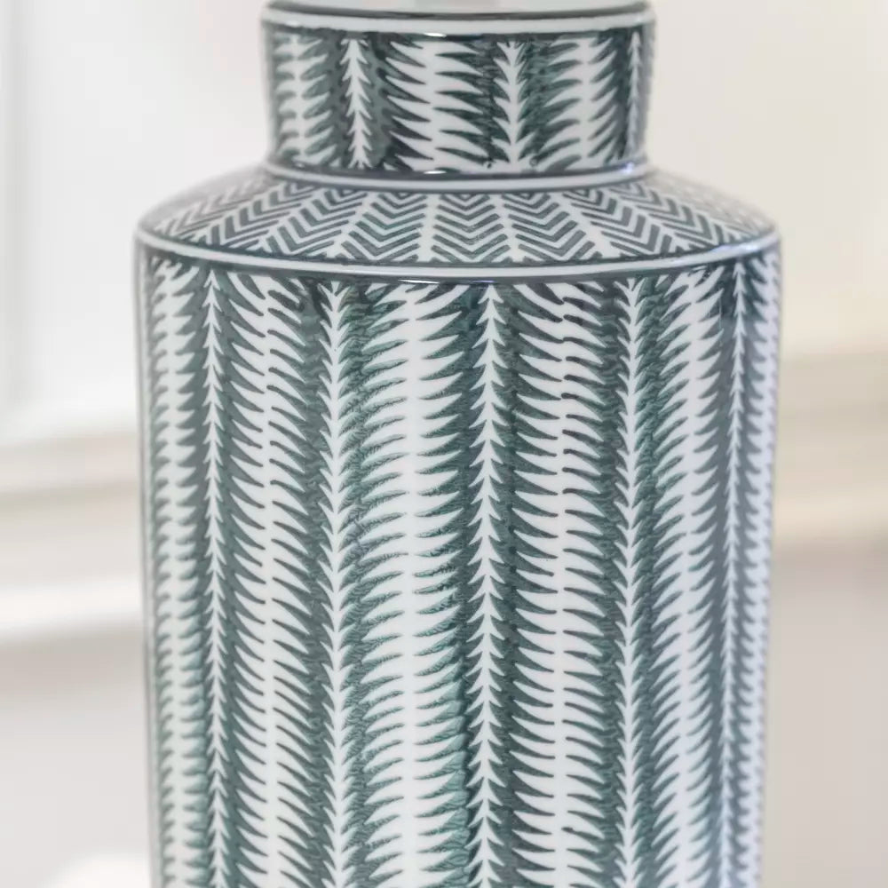 Serrator, Graphite Grey Lamp base with Taupe Shade