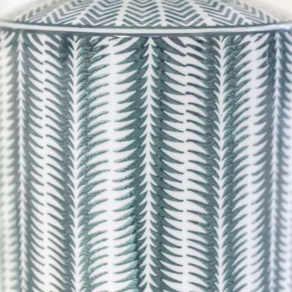 Serrator, Graphite Grey Lamp base with Taupe Shade