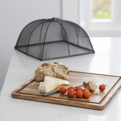Wooden Board with Mesh Cover