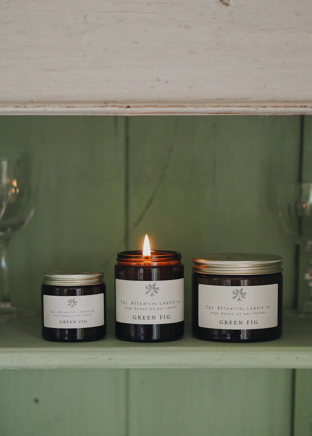 Green Fig Scented Soy Candle - 120ml