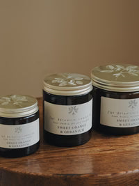 Sweet Orange & Geranium Scented Soy Candle - 250ml