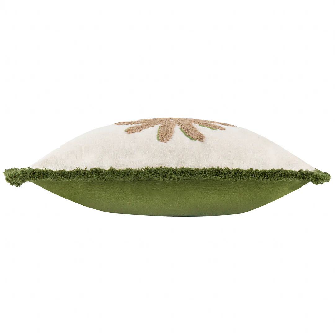 Palm Embroidered Cushion