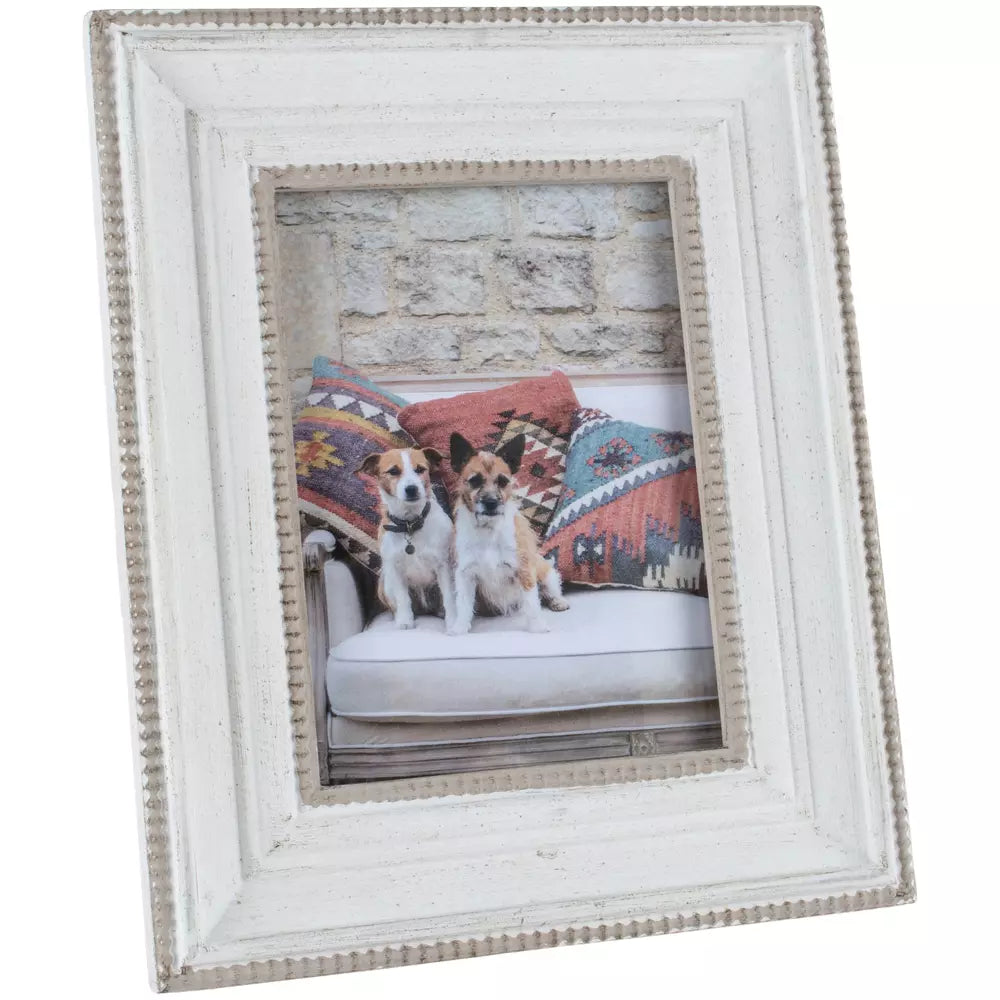 Beaded Wooden Photo Frame - 7x5'"