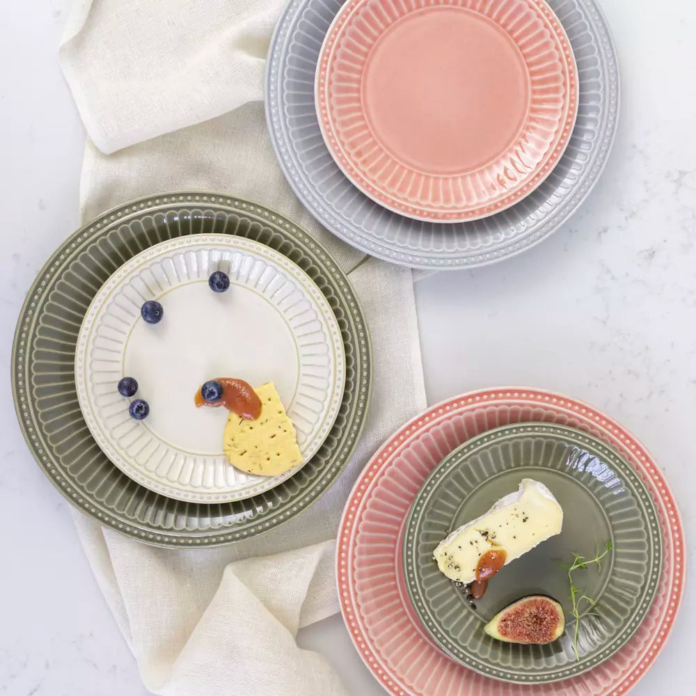 Pembroke Stoneware Dinner Plate - Coral Pink