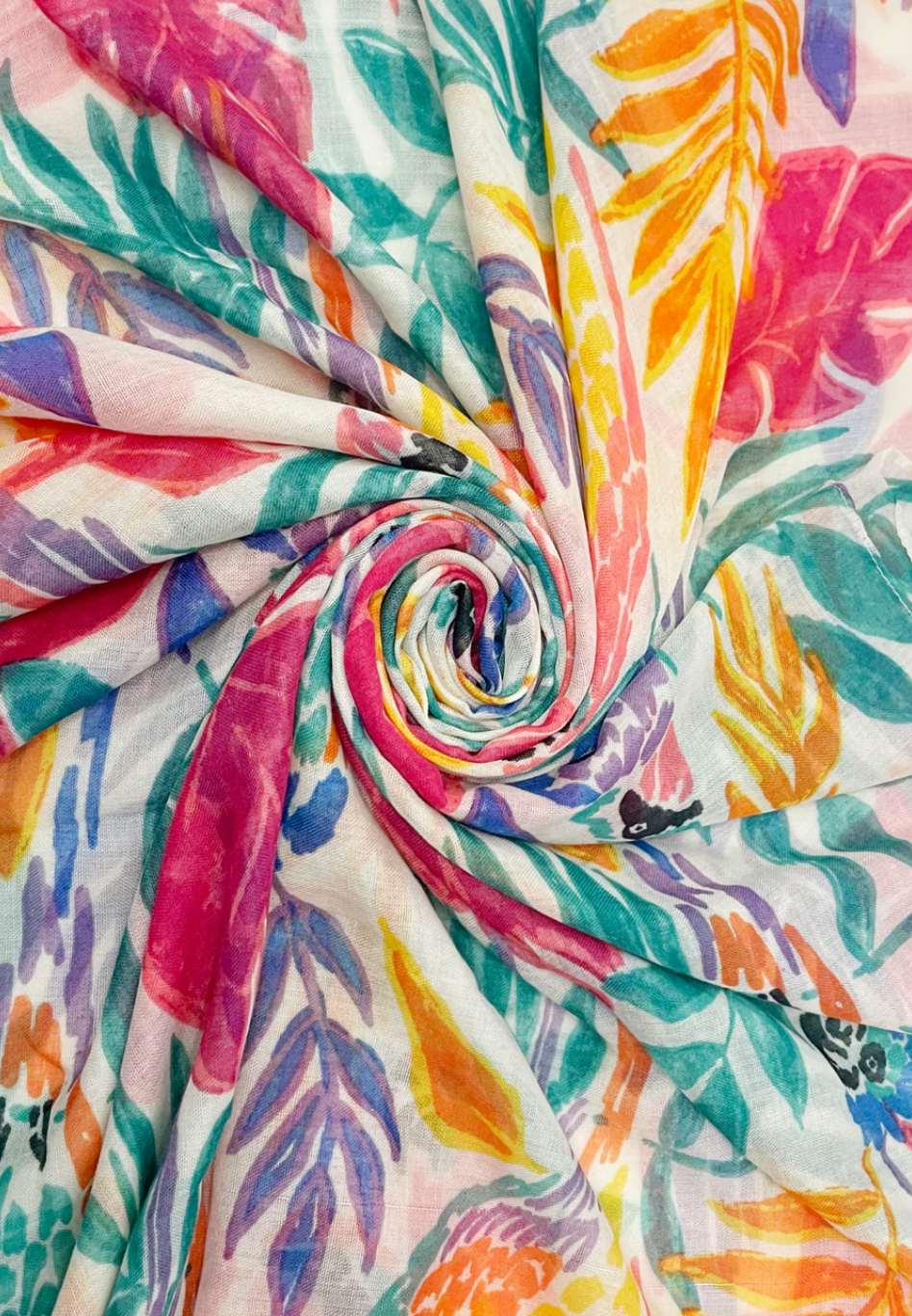 Scarf - Tropical Parrot