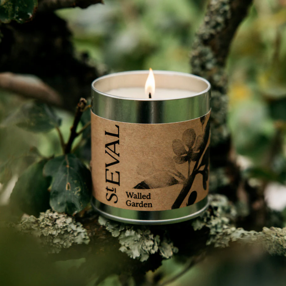 St Eval Scented Tin Candle - Walled Garden