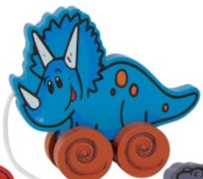 Let's Learn Pullalong Dinosaur