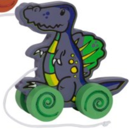 Let's Learn Pullalong Dinosaur