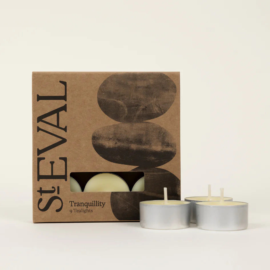 St Eval Scented Tealights, box of 9 - Tranquillity