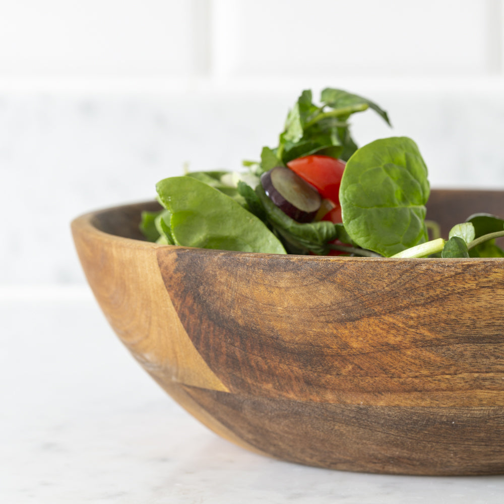 Mango Shallow Salad Bowl