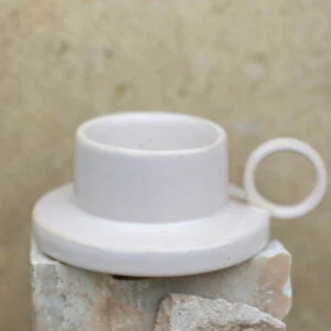 Ceramic Tea Light Holder Polperro