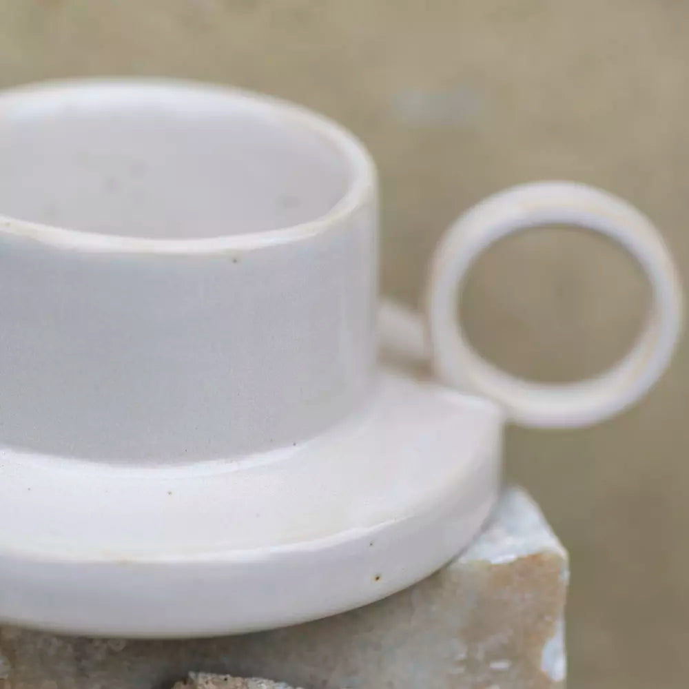 Ceramic Tea Light Holder Polperro