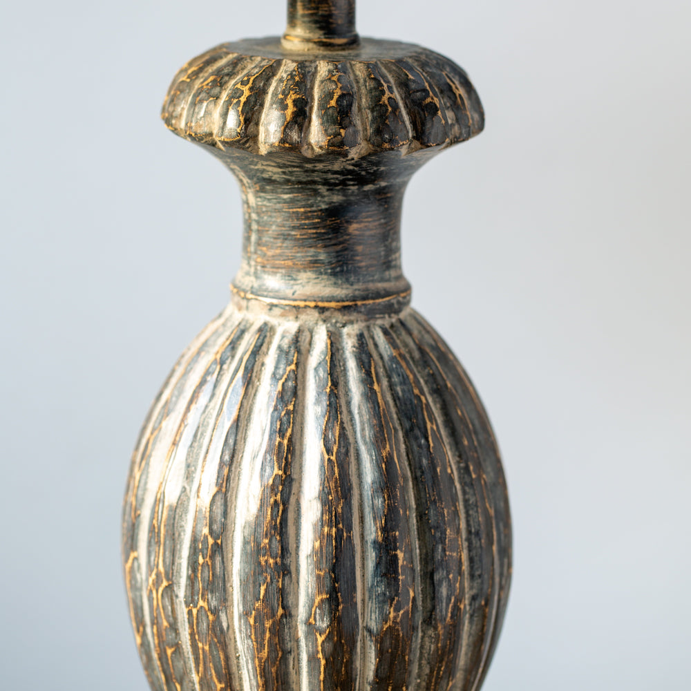 Amelia, Stonewash Greige Lamp base with Taupe Shade