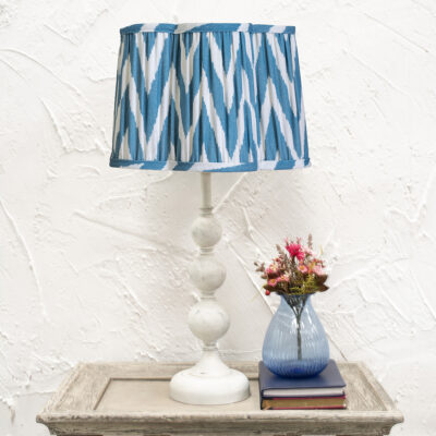 Thea, Antique White Lamp Base