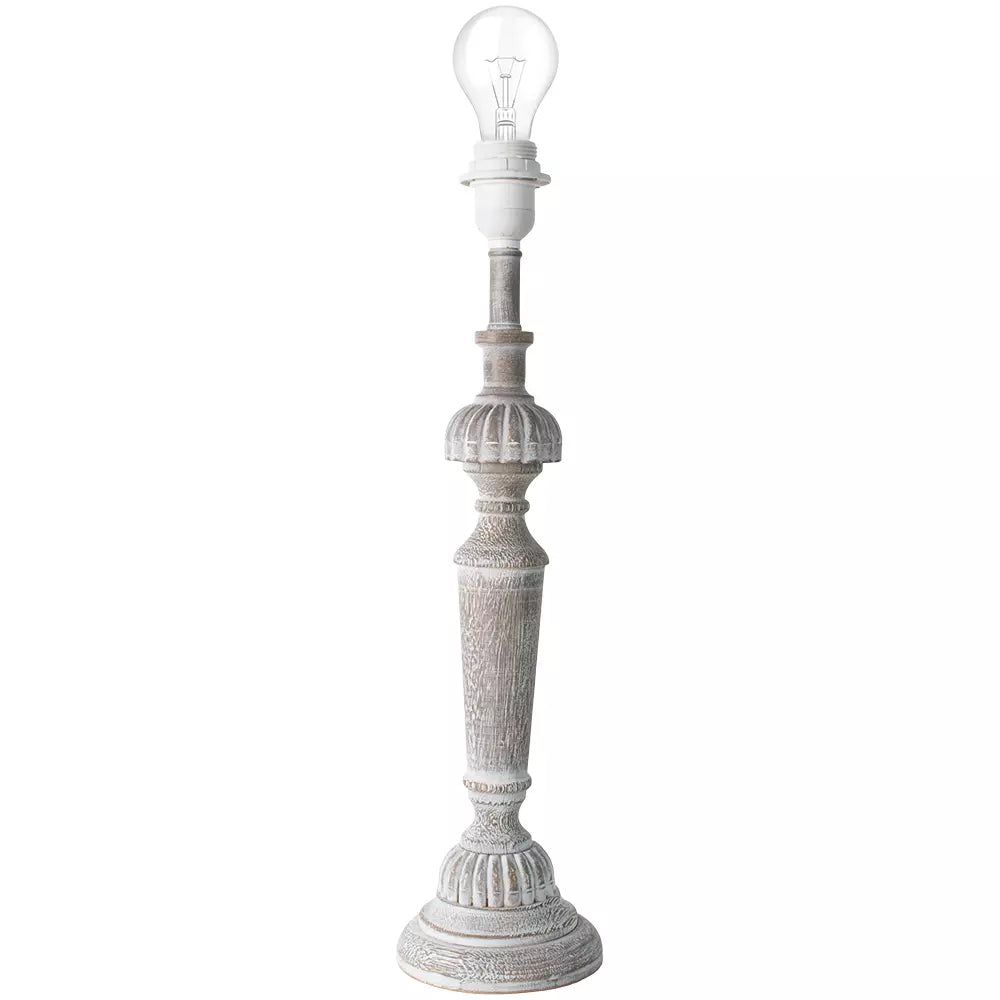 Constance, Antique Light Grey Lamp Base