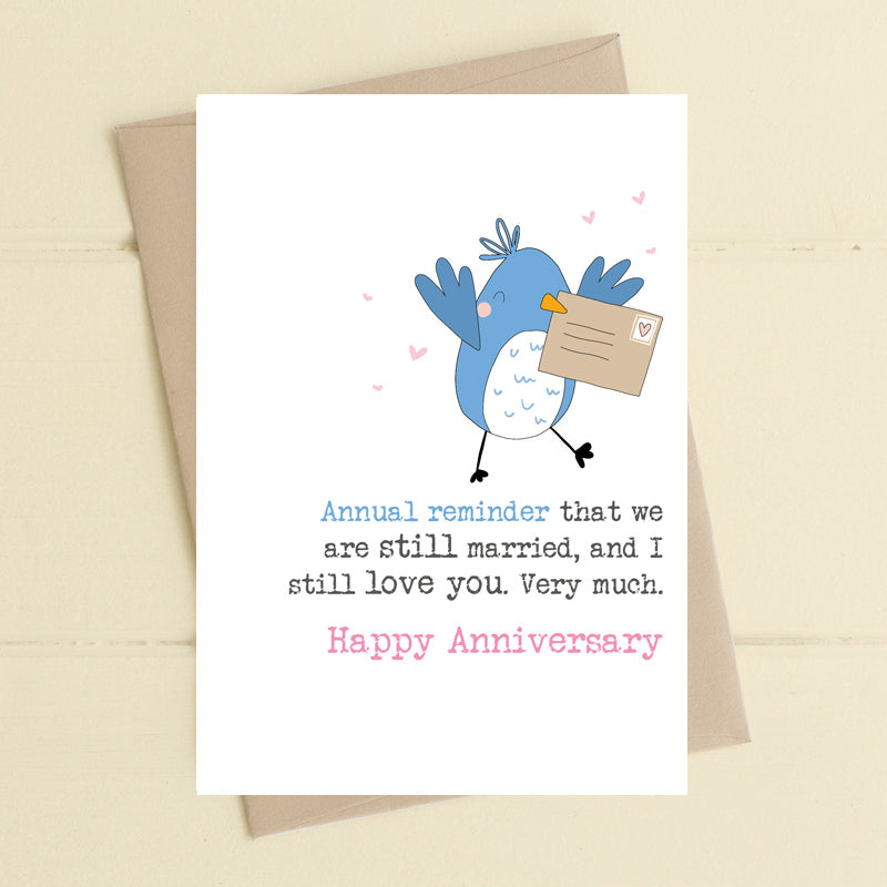 Anniversary Annual Reminder
