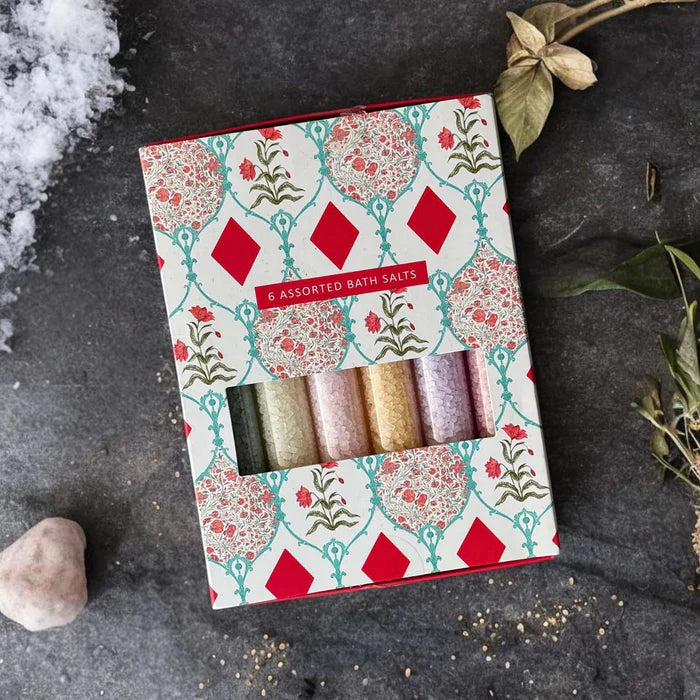 Box of 6 Assorted Scent Bathsalts