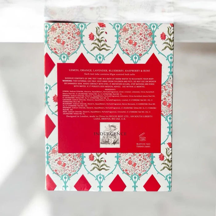 Box of 6 Assorted Scent Bathsalts