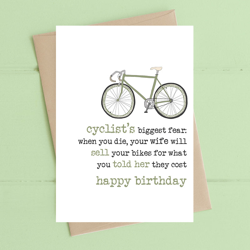 Cyclists biggest fear