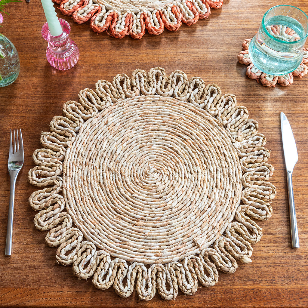 Corn Husk Placemat - Natural