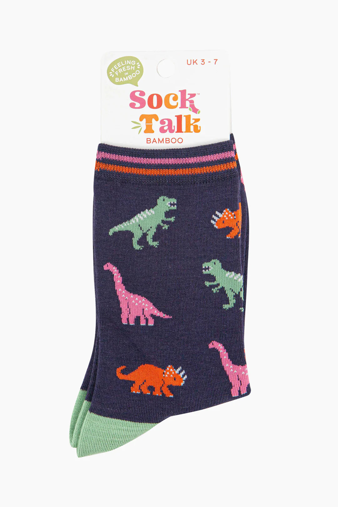 Women's Bamboo Socks - Jurassic Dinosaurs