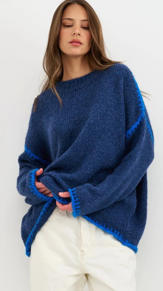 Cleo Jumper - Navy