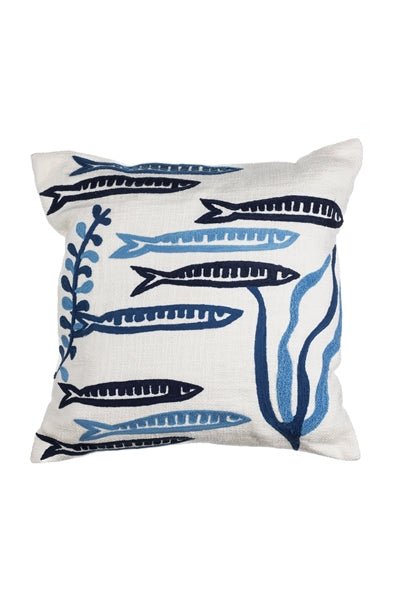 Sardines & Seaweed Cushion