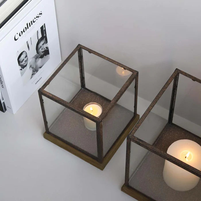 Lional Square Candle Holder - Large