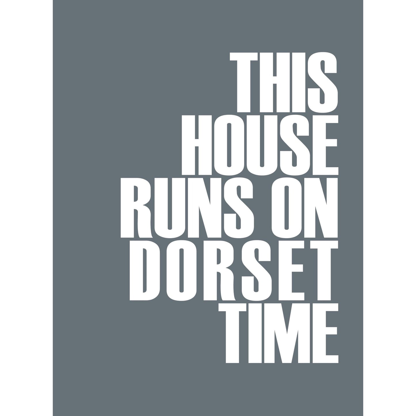 Framed 'Dorset Time' Print