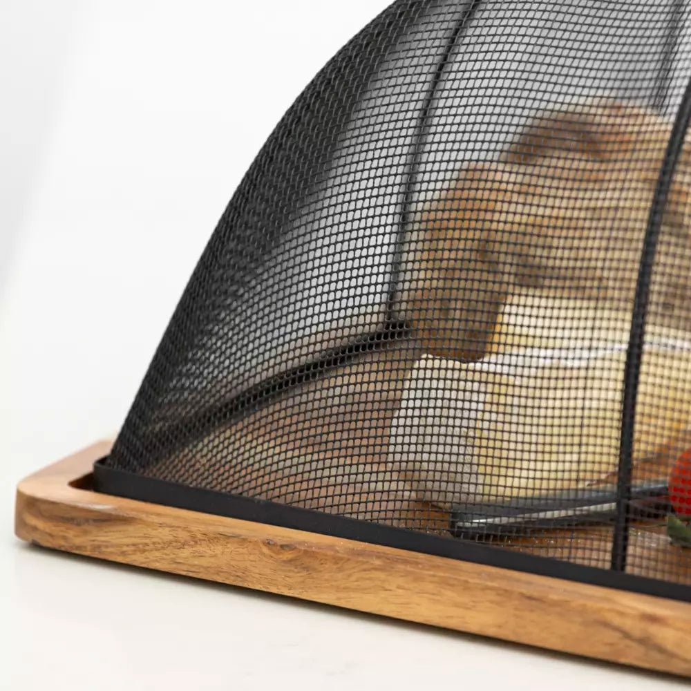 Wooden Board with Mesh Cover