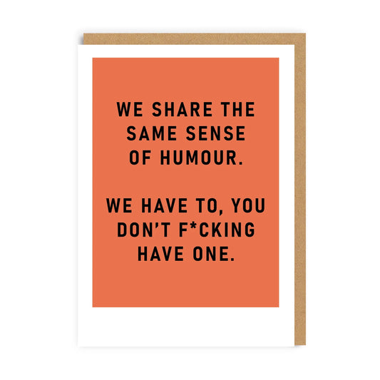 Same Sense of Humour