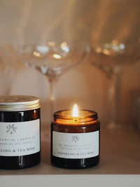 Darjeeling & Tea Rose Scented Soy Candle - 120ml
