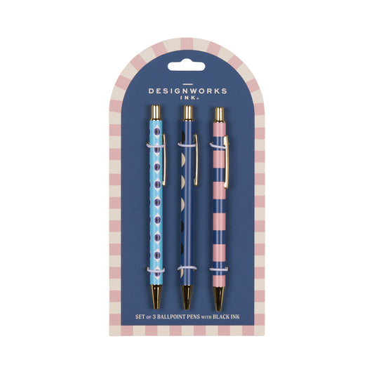 A Dopo! Set of 3 Pens - Eye Moon Stripe