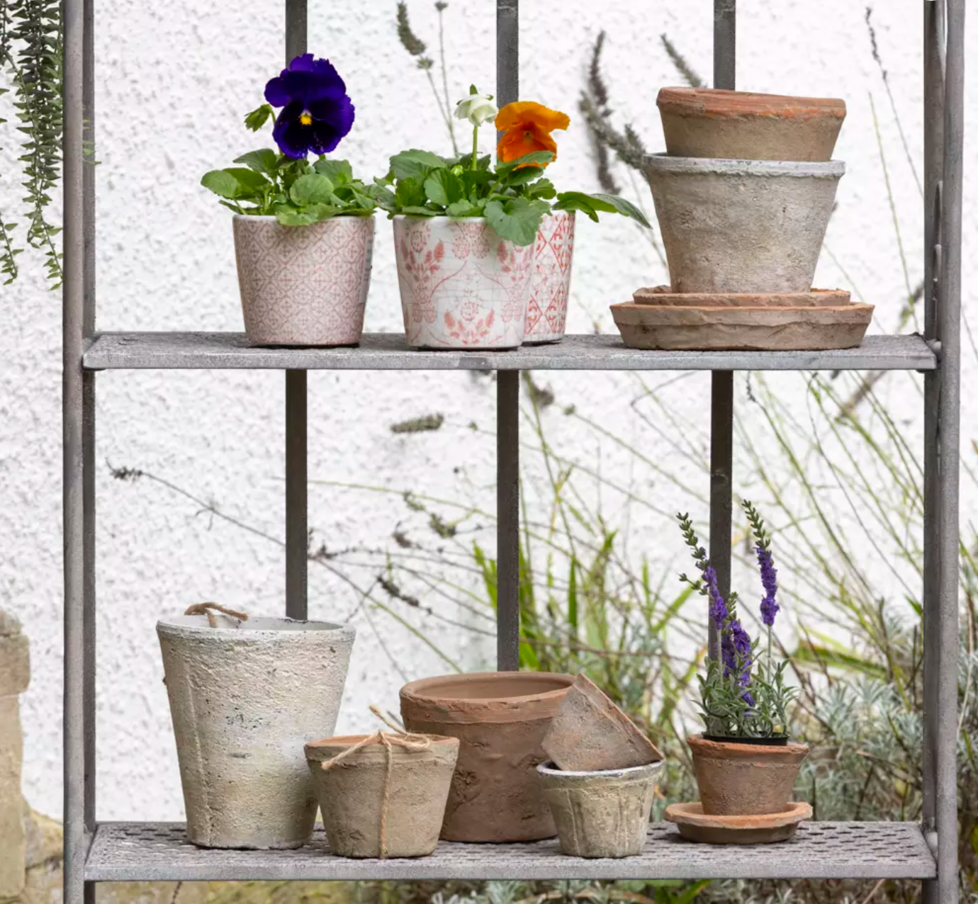 Ornate Metal Plant Stand / Bookcase