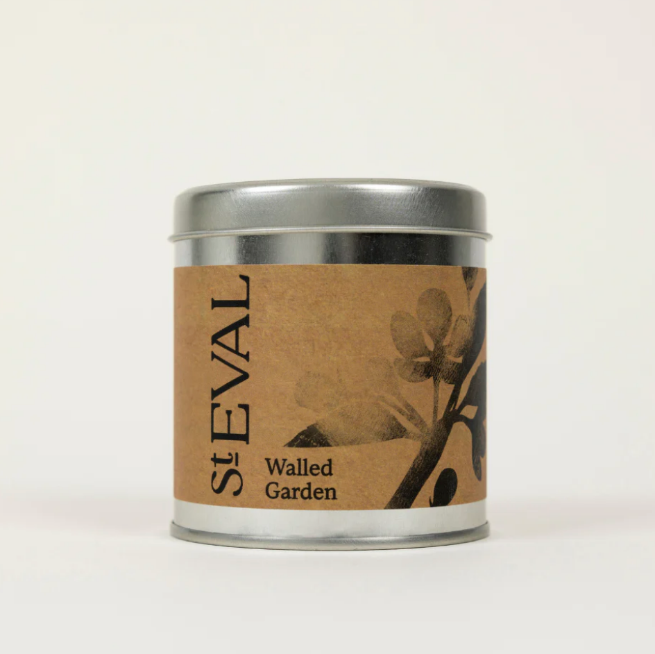 St Eval Scented Tin Candle -  Walled Garden