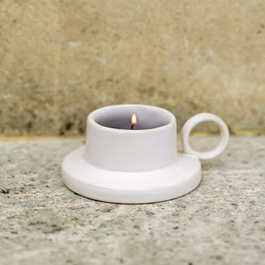 Ceramic Tea Light Holder Polperro