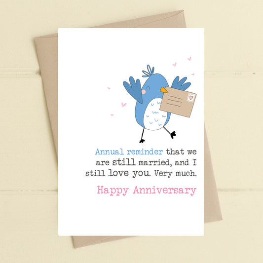Anniversary Annual Reminder