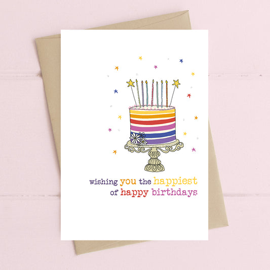 Happiest of birthdays cake