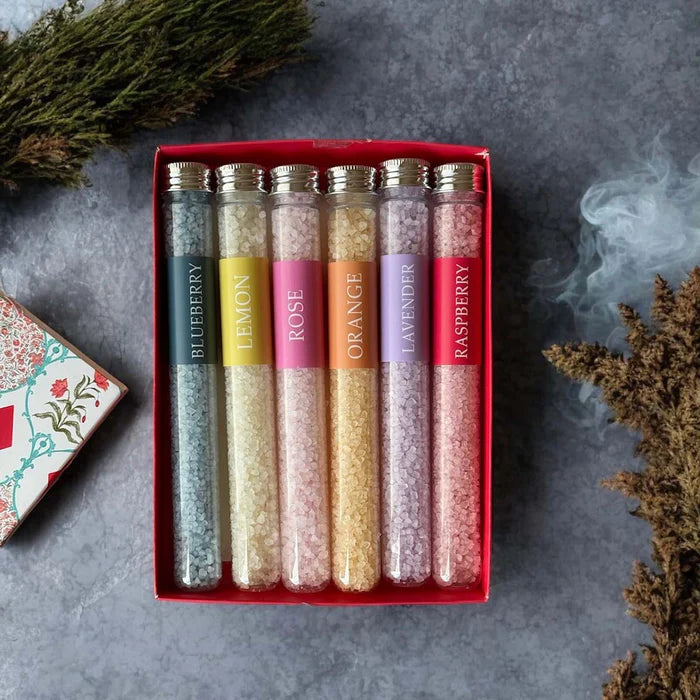 Box of 6 Assorted Scent Bathsalts